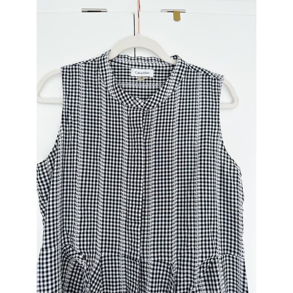 Calvin Klein Black and White Sleeveless Sundress - Picture 5 of 12